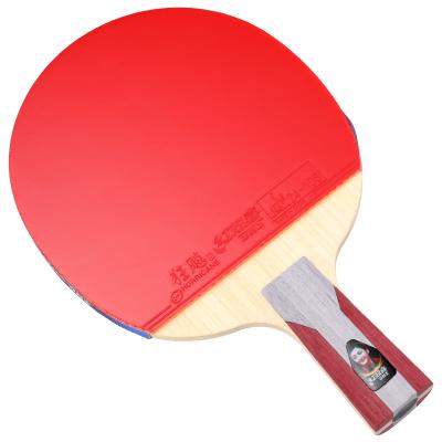 China Five Star Fast Speed ​​SDAC Table Tennis Racket Ping Pong Bat Table Tennis Rubber Professional Board Long for sale