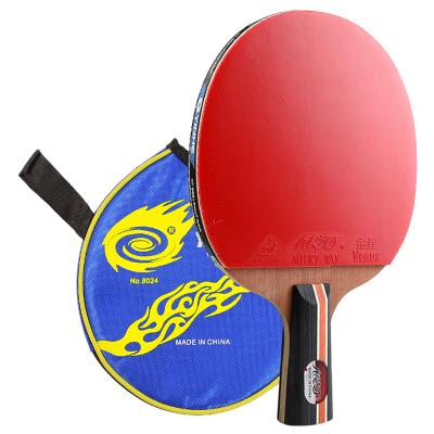 China Fast Speed ​​YinHe Children's Table Tennis Racket School Ping Pong Beginners Straight Horizontal Table Tennis Bats for sale