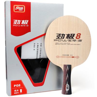 China SCAD Jinji 8 Fast Speed ​​Table Tennis Racket Professional Ladies Table Tennis Racket Straight And Horizontal Blade for sale