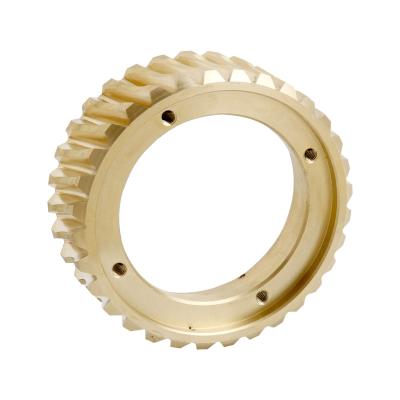 China ZHONGRUI factory textile machinery spare parts loom parts worm gears worm wheel for sale