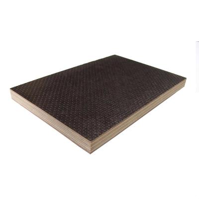 China Water Resistant Poplar Composite Laminated Black Film Faced Exterior Veneered Plywood for sale