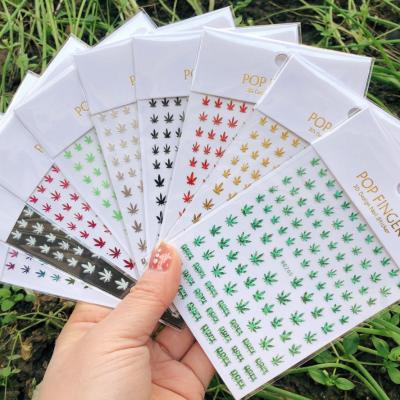 China Cute Paper Cartoon Fruit Watermelon Pineapple Blueberry Leaf Nail Art Stickers WG241-330 for sale