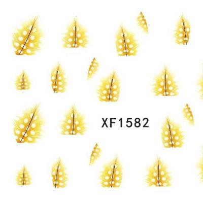 China New Fashionable XF1561-XF1586 XF Watermark Nail Paste High-end Manicure Nail Sticker for sale