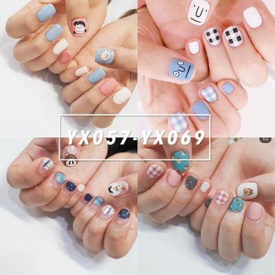 China New Design YX057-YX069 Full Series Cartoon Nail Sticker Cartoon Nail Sticker Manicure Sticker for sale