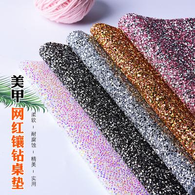 China 5Colors Nail Art Cushion Diamond Hand Pillow Cushion Special Manicure Mat SCNT15 Wholesale for sale