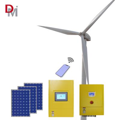 China Alternative Energy Home Wind Power System 5KW Wind Generator Solar Hybrid Solar Panels 5KW On Grid Solar Wind Hybrid System for sale