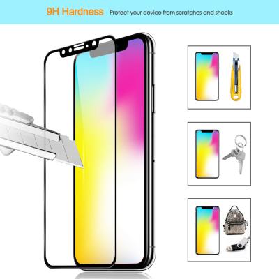 China IPhone X Tempered Glass Screen Protector , Anti Scratch Glass 2.5 D Screen Protector for sale