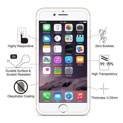 China 99% HD Clarity Premium Smartphone Glass Screen Protector Touch Sensitive for sale