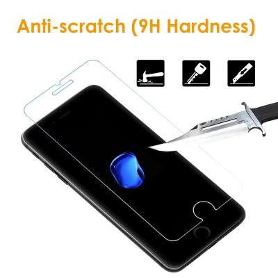 China Easy Installation iPhone Tempered Glass Screen Protector Shatter Proof 9H Hardness for sale