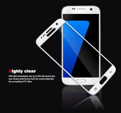 China Shatterproof Round Edge Samsung Tempered Glass Screen Protector 9H Hardness for sale