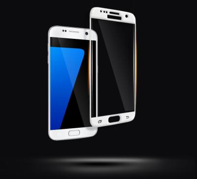 China Anti Finger Print Coating Samsung Tempered Glass Screen Protector Edge To Edge Curved for sale