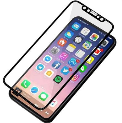 China IPhone X 2.5 D Shatterproof Screen Protector , No Bubbles Hard Glass Screen Protector  for sale