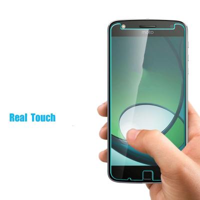 China Moto Z Play Tempered Glass Clear Screen Protector Anti Scratch Bubble Free for sale