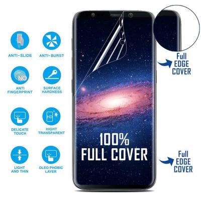 China Edge Transparent PET Screen Protector Full Cover  For Samsung Galaxy S8 for sale