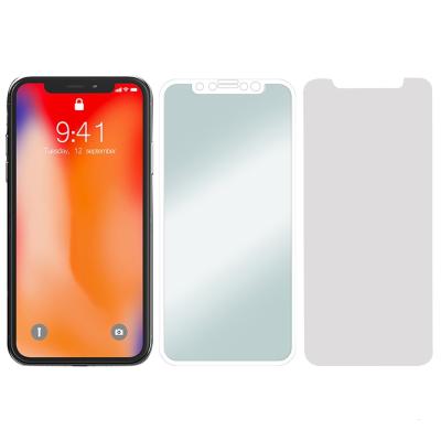 China Bubble Free IPhone X Sapphire Screen Protector 99% HD Clarity Water Oil Dust Proof for sale