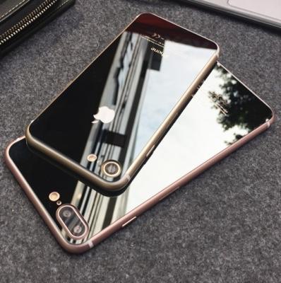 China 2.5D Round Edge Mirror Tempered Glass Screen Protector Iphone 6 / 6 Plus Anti Oil / Dust for sale