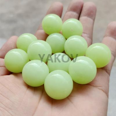 China Jewelry Making Wholesale Natural Glow In The Dark Stone Beads For Jewelry And Bracelet Beading for sale