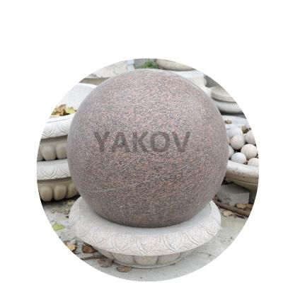 China Modern wholesale decorative stone balls for garden for sale