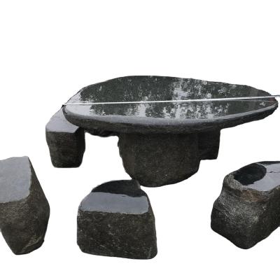 China Modern outdoor garden around stone tables and benches for sale