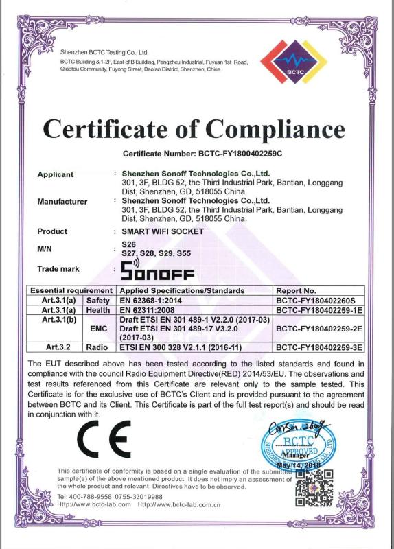 CE - Shantou E7WIN Trading Co., Ltd.