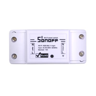 China Factory direct sale wifi smart remote control switch sonoff basic switch for sale