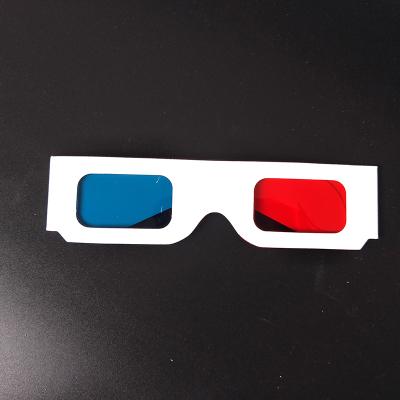 China China Manufacture Cinema TV Viewing Paper Custom Logo Video 3d Glasses Red Blue < 50