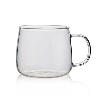 China 2022 New High Borosilicate Glass Coffee Cup Coffee Mug Cup Cute Glass Teapot Sets New Best Selling Belly Big Cup Water Cup Creative Gift High Quality Central Institute Glass statistics for sale