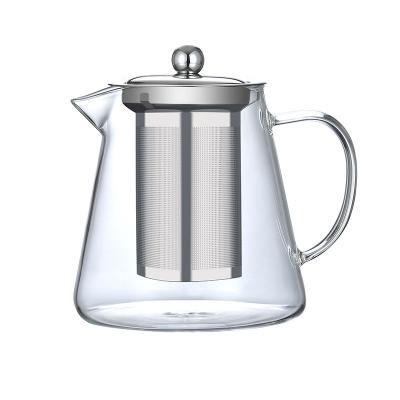 China Thickened stainless steel filter teapot made in China Amazon wholesale unique thickened stainless steel filter teapot for sale