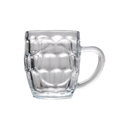 China CLASSIC promotion double walled beer glasses printed large capacity cold beer glass mug for sale