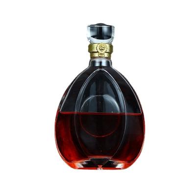 China High Quality Hot Selling Liquor Bottle Price of Vodka Whiskey Glass Liquor Bottle Around Cool Liquor Bottle for sale