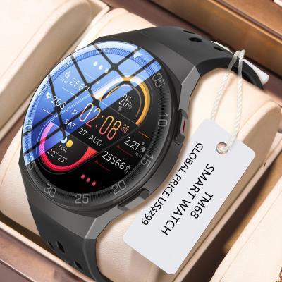 China 2021 New Luxury Full Heart Rate Monitor TM68 Smartwatch Women Men Women Men Sports Fitness Tracker Touch Screen Digital Touch Screen for sale