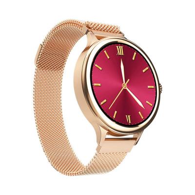 China APP Control 2021 Fashion H58 Female Stylish Round Screen Smart Watch For Women for sale