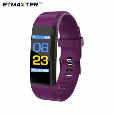 China Sports Smart Wristwatches Heart Rate Multifunction BT 4.0 Touch Screen ETMAXTER ID115 Mobile Watch for sale