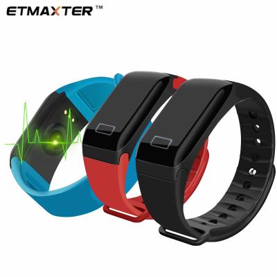 China ETMAXTER Touch Screen Health Smart Wristband F1 Watch BT Waterproof For Men Women Wristwatches Sports Smartwatch for sale