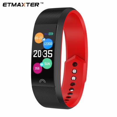 China ETMAXTER Touch Screen Wristband F6 Heart Rate Multifunction Fitness Tracker Sport Smart Wristwatches Waterproof IP68 Mobile Watch for sale