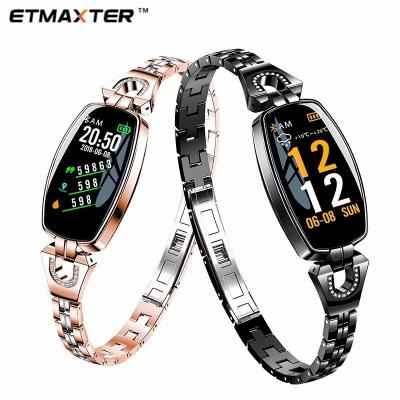 China Smart Multifunctional Sports Wristwatches ETMAXTER Touch Screen H8 BT 4.0 Mobile Watch With Retail Package for sale