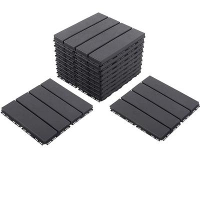 China Modern CO-PP Plasticgarage door tiles with interlocking plastic base, deck tile, plastic roof tile for sale