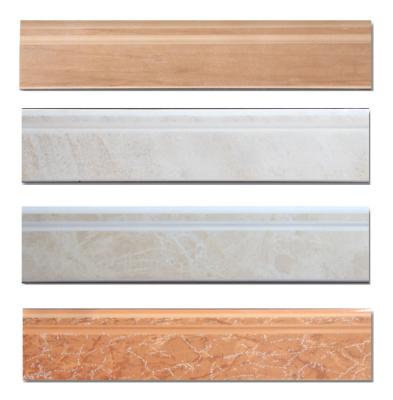 China High Quality Glossy Glazed Metallic Tiles 450x80 45x8CM Wall Edging Tile for sale