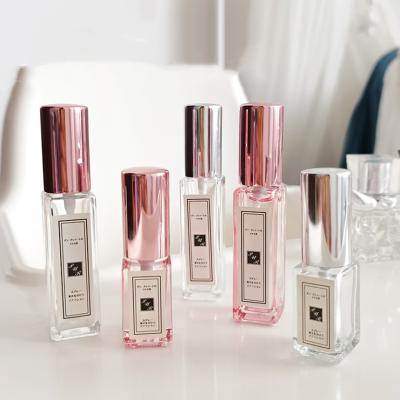 China 4ml 9ml 20ml 30ml Perfume Bottle Cosmetic Glass Stock 30ml Spray Bottles Volume Transparent With Pink Luxury 10ml Perfume Spray Bottle for sale