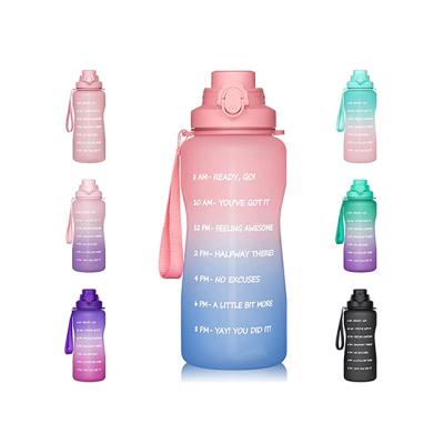 China High Quality Sustainable Material Leak Proof Tritan Sports Water Bottle BPA Free 64oz Plastic Bottle for sale