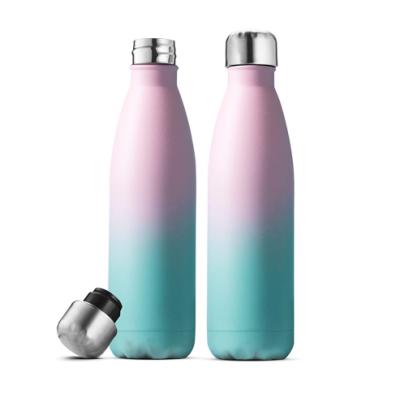 China Sustainable Wholesale 17oz Screw Cover Double Wall Stainless Steel Vacuum Insulation Eco Friendly Sports Bottle for sale