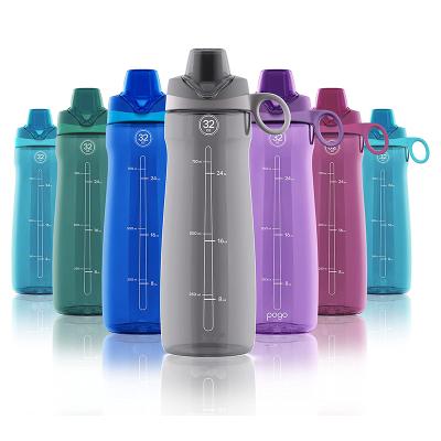 China 32OZ 750ML BPA Tritan Water Bottle Space Free Viable Plastic Water Cup Bottle With Logo Customize And Lid for sale