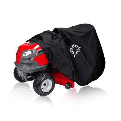 China Solution-dyed 600D polyester waterproof Fade Resistant UV protection patio lawnmower cover riding bag+carton+pallet poly not back acceptable for sale