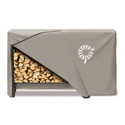 China 72 Inch 600D Polyester Solution-dyed Polyester Fade Resistant Outdoor Firewood Log Backing Cover for sale