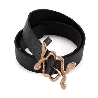 China Fashion.Casual.Business Gift High Quality Custom Logo Casual Adjustable Faux Buckle Leather Belt for sale