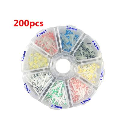 China light & X-Ray Resist Factory Price Dental Screw Fiber Post Set 200pcs for sale