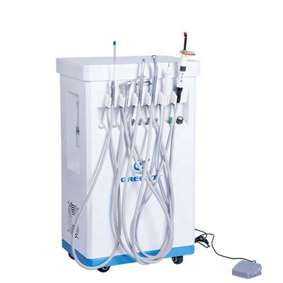 China Long Service Life Mobile Dental Chair With Oil Free Compressor for sale