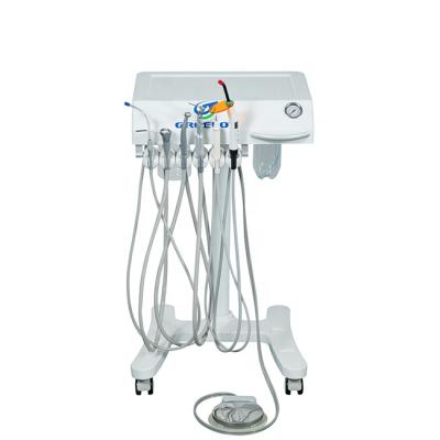 China H Shape CE Approved Trolley Mobile Dental Unit Without Compressor for sale