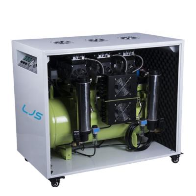 China Dental Area Or Mobile Ultra Silent Dental Laboratory Area Oil Free Compressor For Dental CAD/CAM Machine for sale