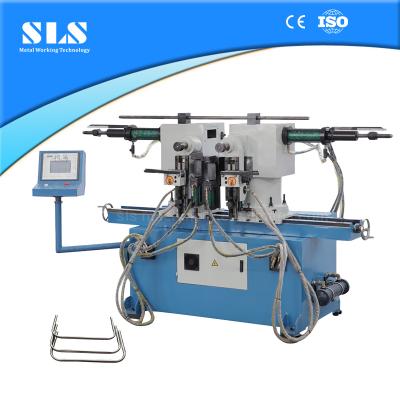 China Stainless Steel 30 45 90 Angles More Degree Symmetrical Tube End Double Pipe Bending Head Bending Machine for sale